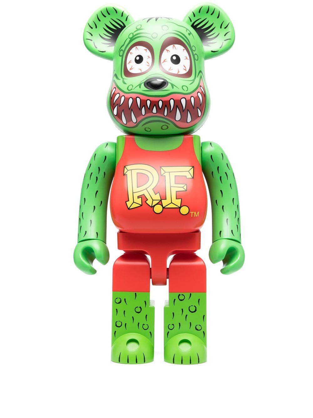 MEDICOM TOY Rat Fink BE@RBRICK 模型玩具 - 绿色