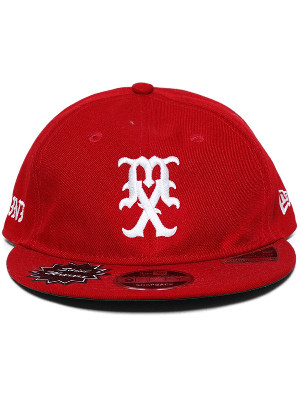 SAINT MXXXXXX x New Era 棉棒球帽 - 红色