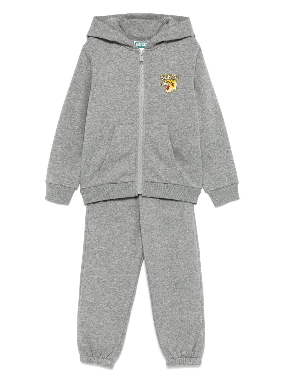 Kenzo Kids Tiger 图案运动套装 - 灰色