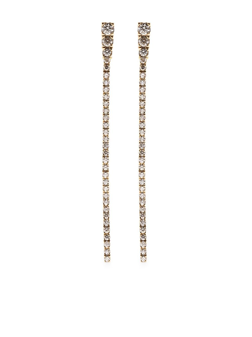 Sophie Bille Brahe 18K黄金 Rozona 钻石吊饰耳环 - 金色