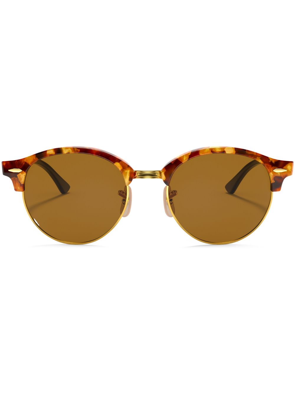 Ray-Ban Clubround 太阳眼镜 - 褐色
