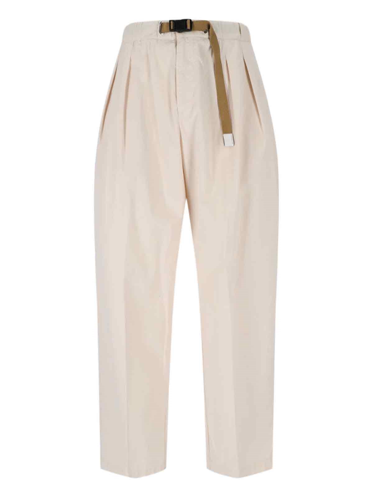White Sand Palazzo Belted Pants