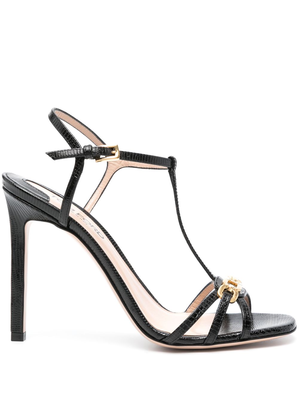 TOM FORD Whitney 高跟凉鞋 - 黑色