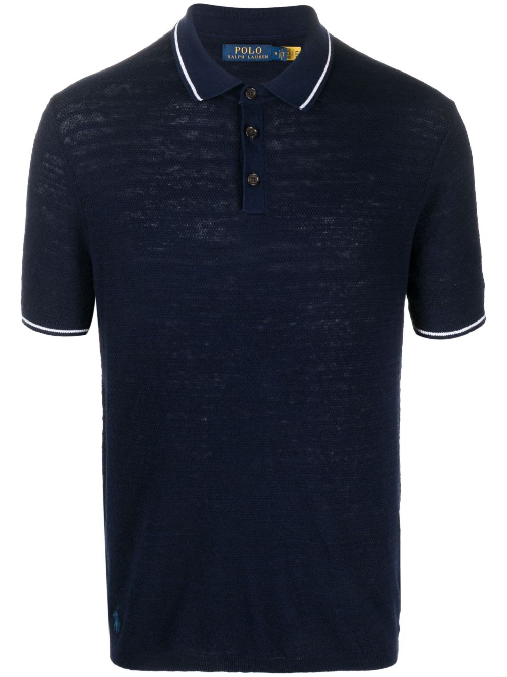 Polo Ralph Lauren logo刺绣短袖polo衫 - 蓝色