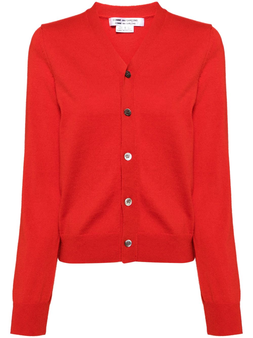 Comme Des Garçons Comme Des Garçons 羊绒开衫 - 红色
