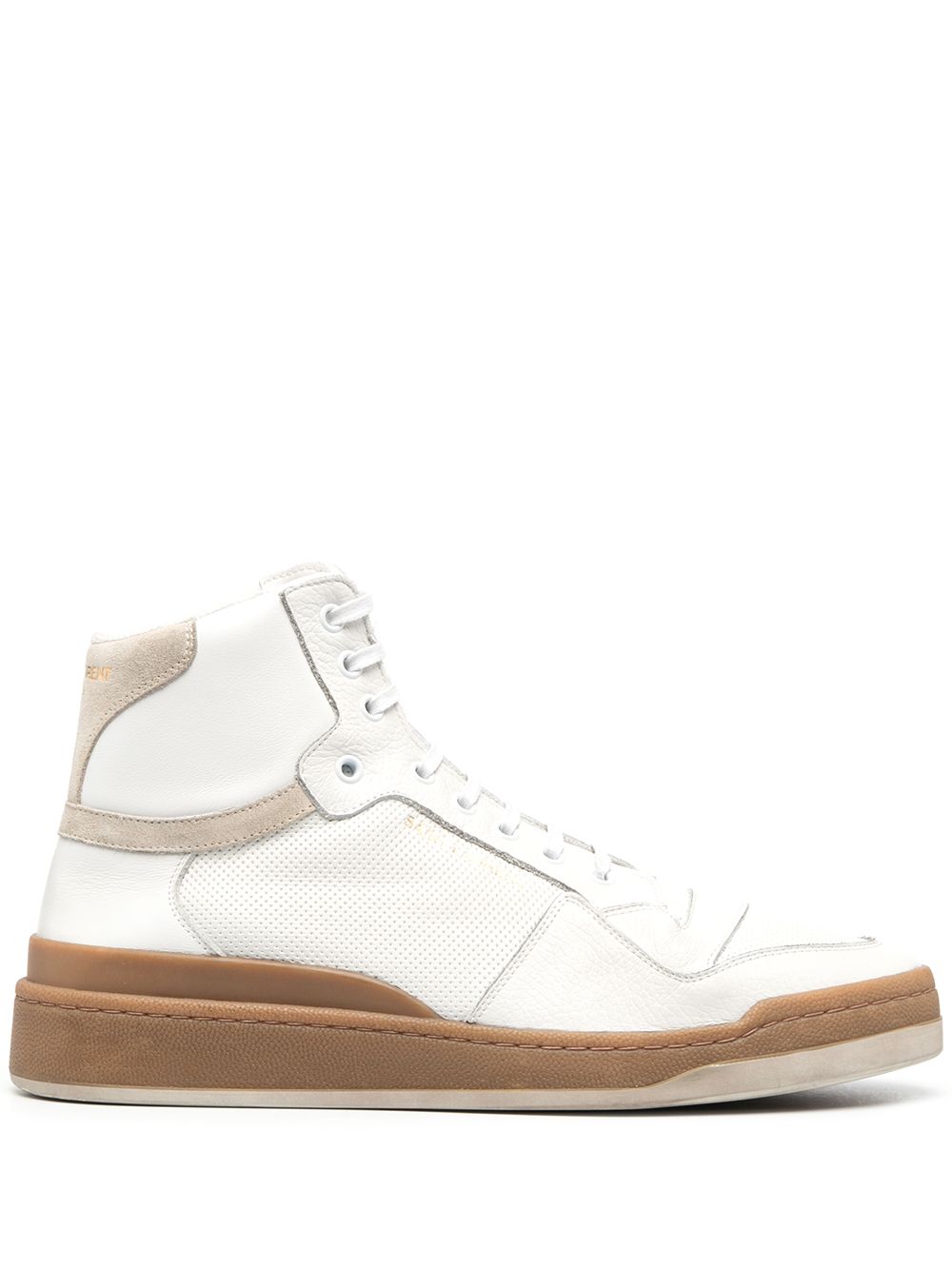 Saint Laurent SL24 高帮板鞋 - 白色