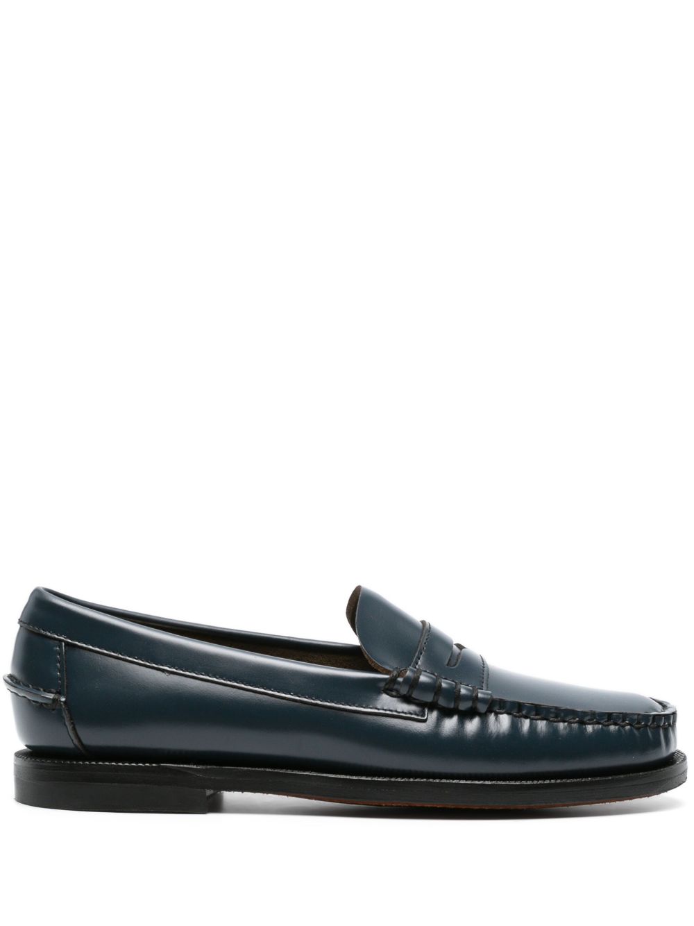 Sebago Dan 皮质乐福鞋 - 蓝色