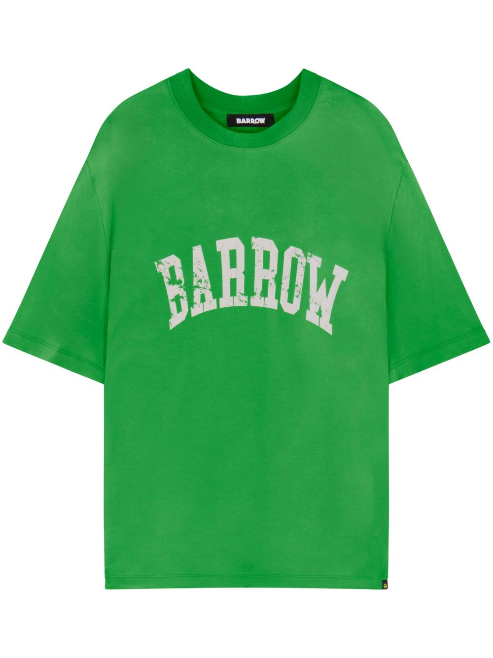 BARROW logo印花T恤 - 绿色