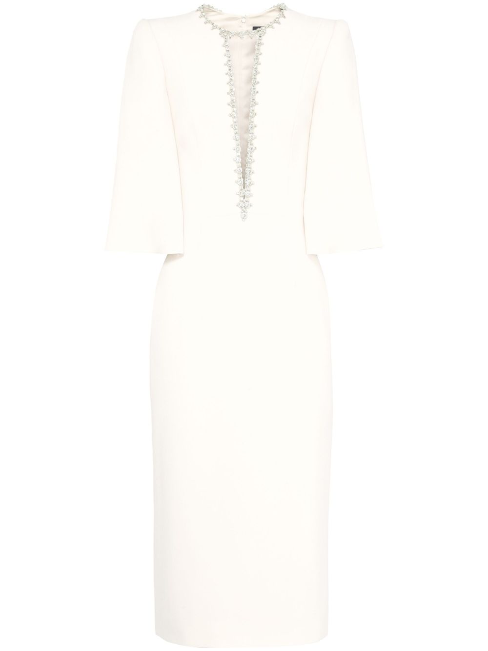 Jenny Packham Grace 连衣裙 - 白色