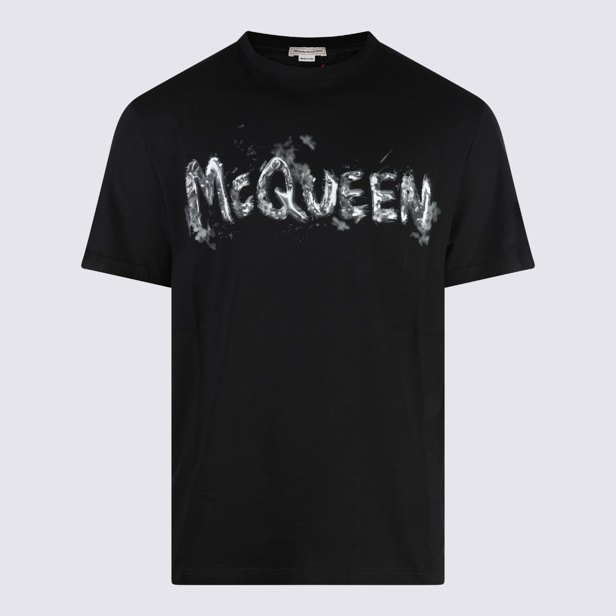 Alexander McQueen 黑色纯棉T恤