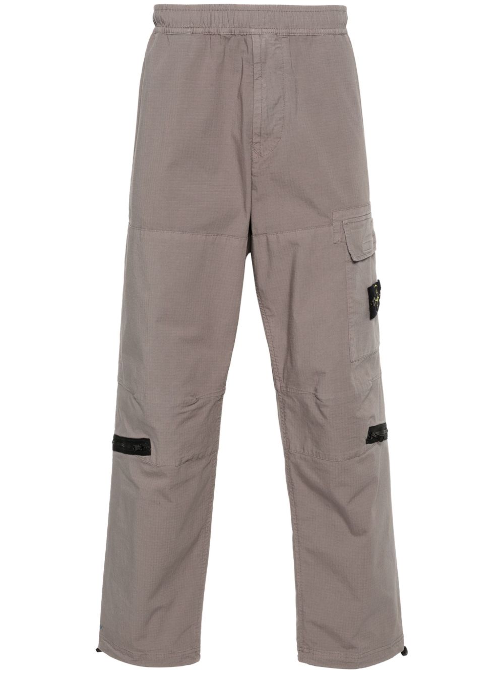 Stone Island Compass 图案工装裤 - 灰色