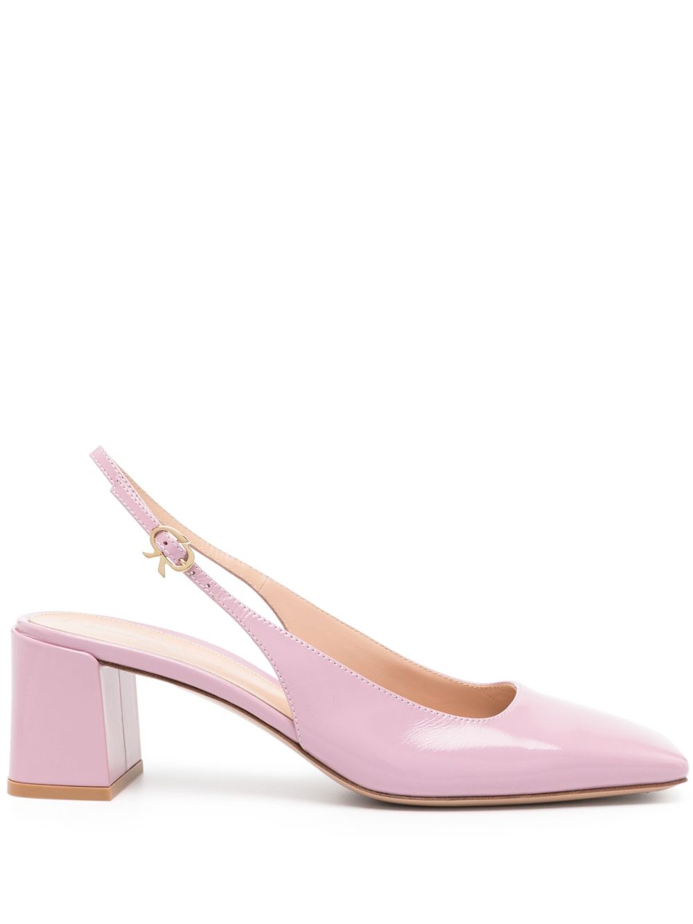 Gianvito Rossi Freeda 裹踝中跟鞋 - 粉色