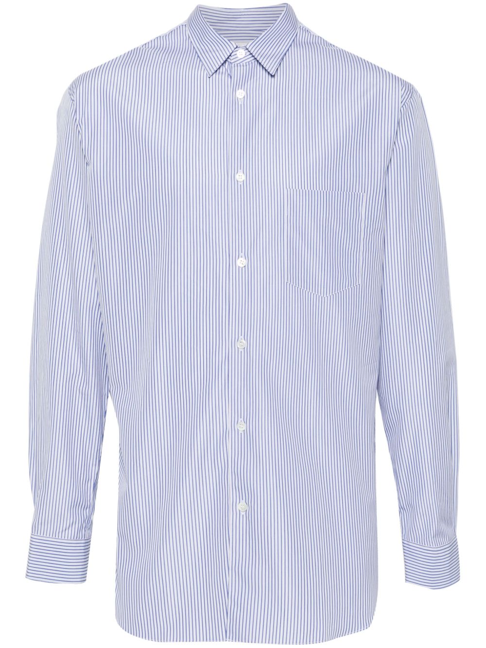 Comme Des Garçons Shirt 贴花细节衬衫 - 蓝色