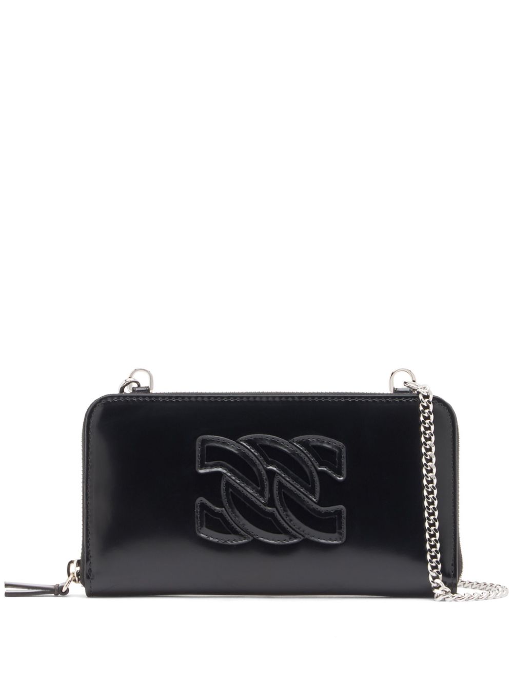 Casadei Wallet On Chain 斜挎包 - 黑色