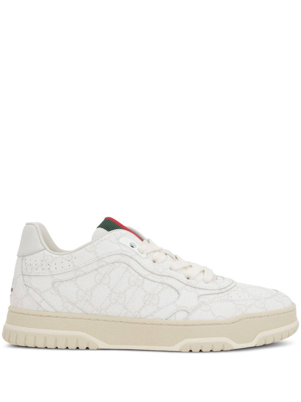 Gucci 皮质运动鞋 - 白色
