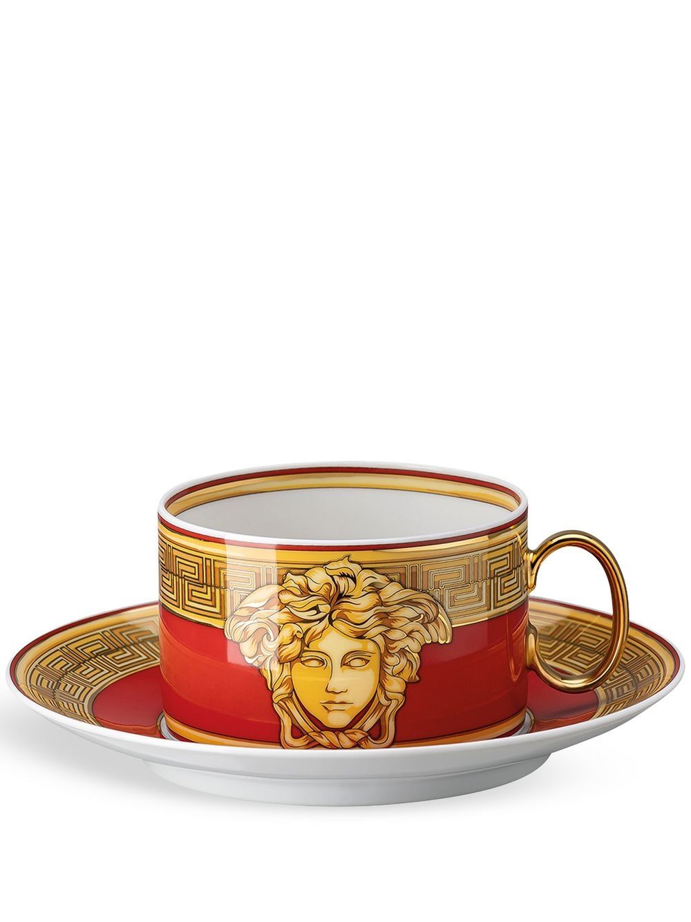 Versace 范思哲 Medusa Amplified 杯盘套装 - 红色