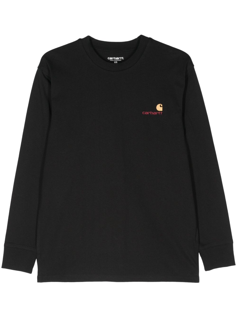 Carhartt WIP logo刺绣T恤 - 黑色