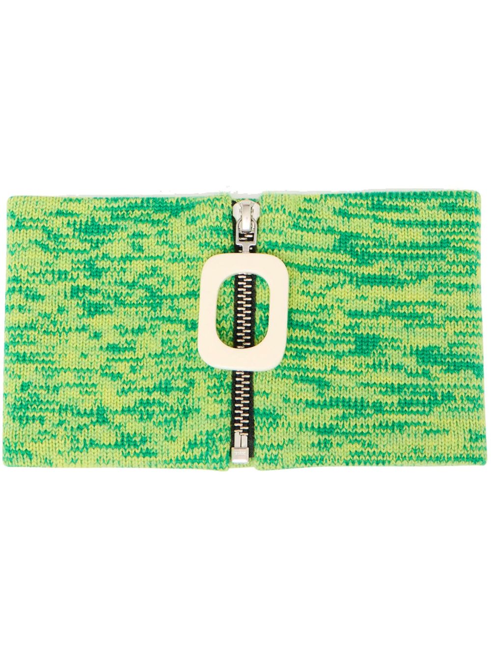 JW Anderson 拉链围脖 - 绿色