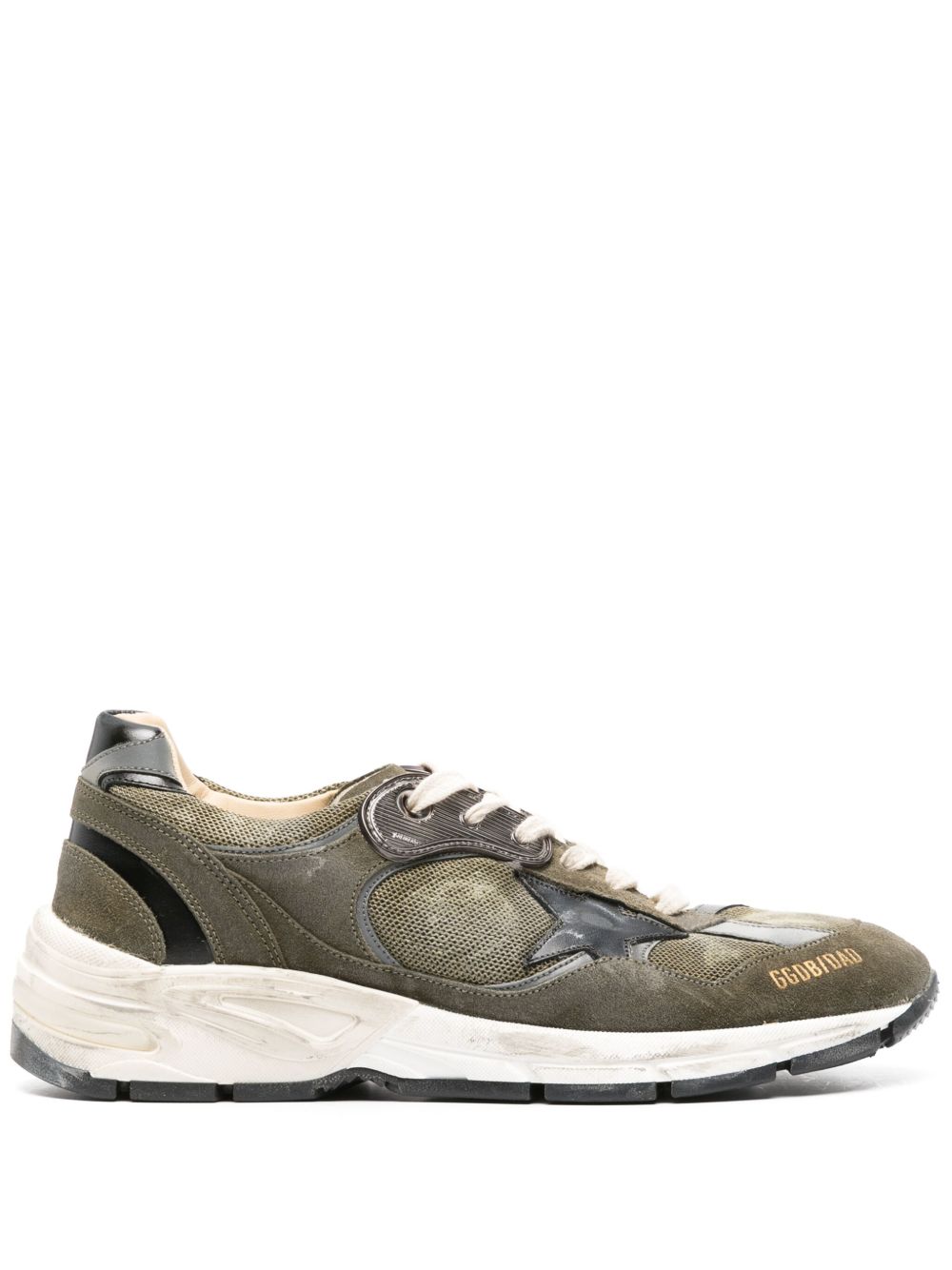 Golden Goose Running Dad 拼接运动鞋 - 绿色