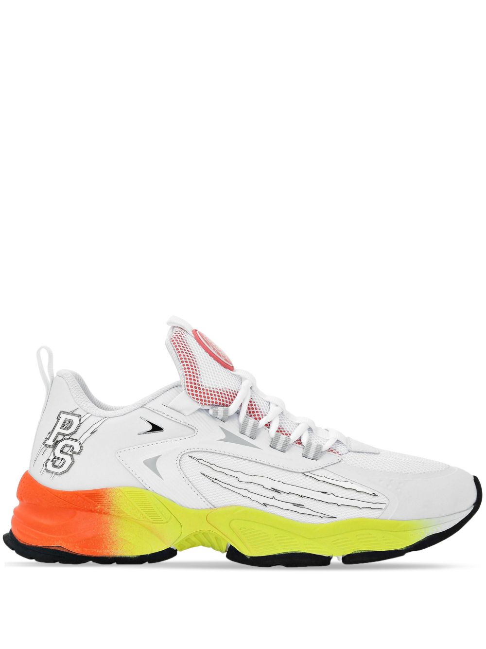 Plein Sport logo印花低帮运动鞋 - 白色