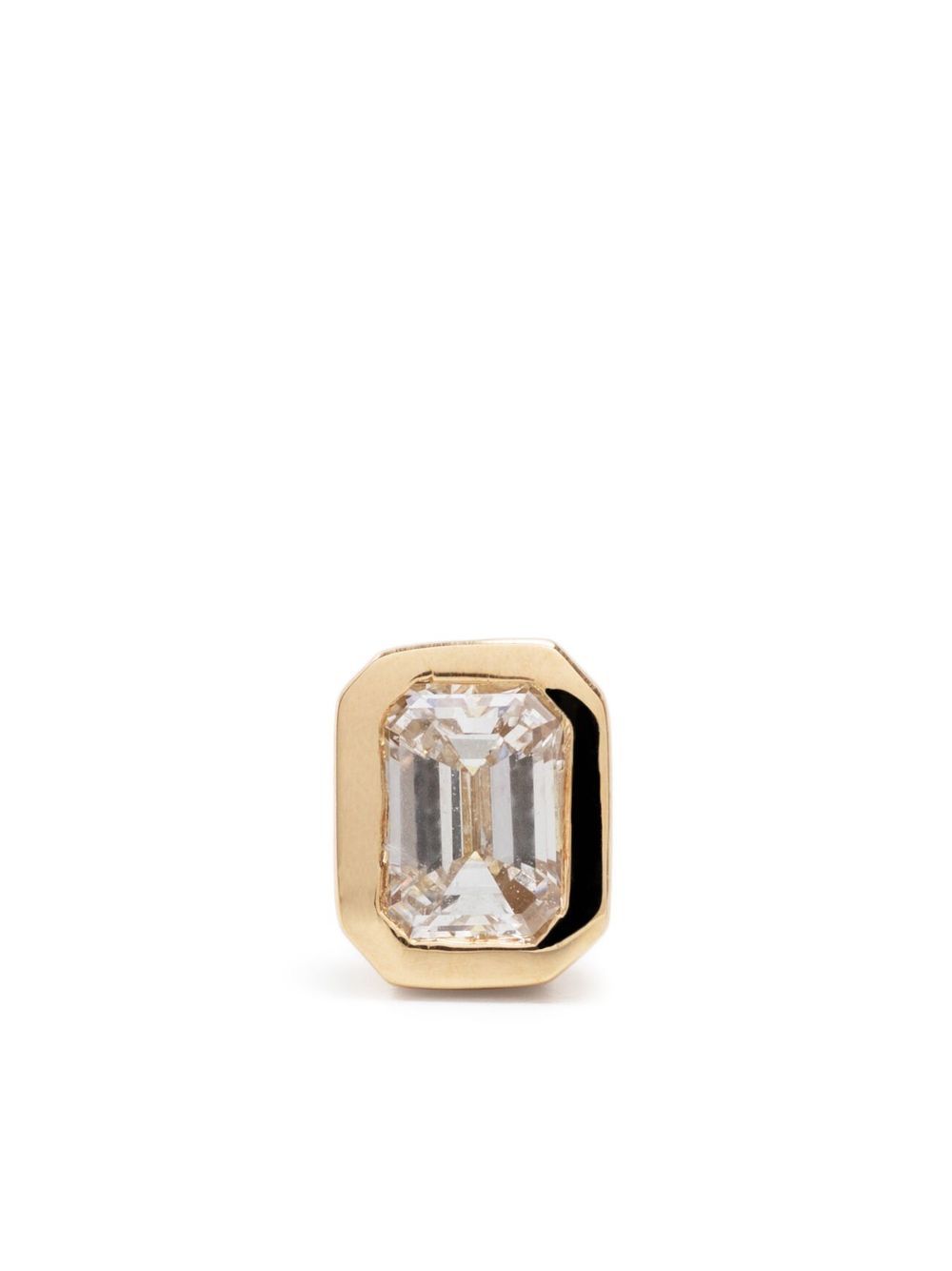 Lizzie Mandler Fine Jewelry Mini Diamond 18K黄金钻石耳环 - 金色