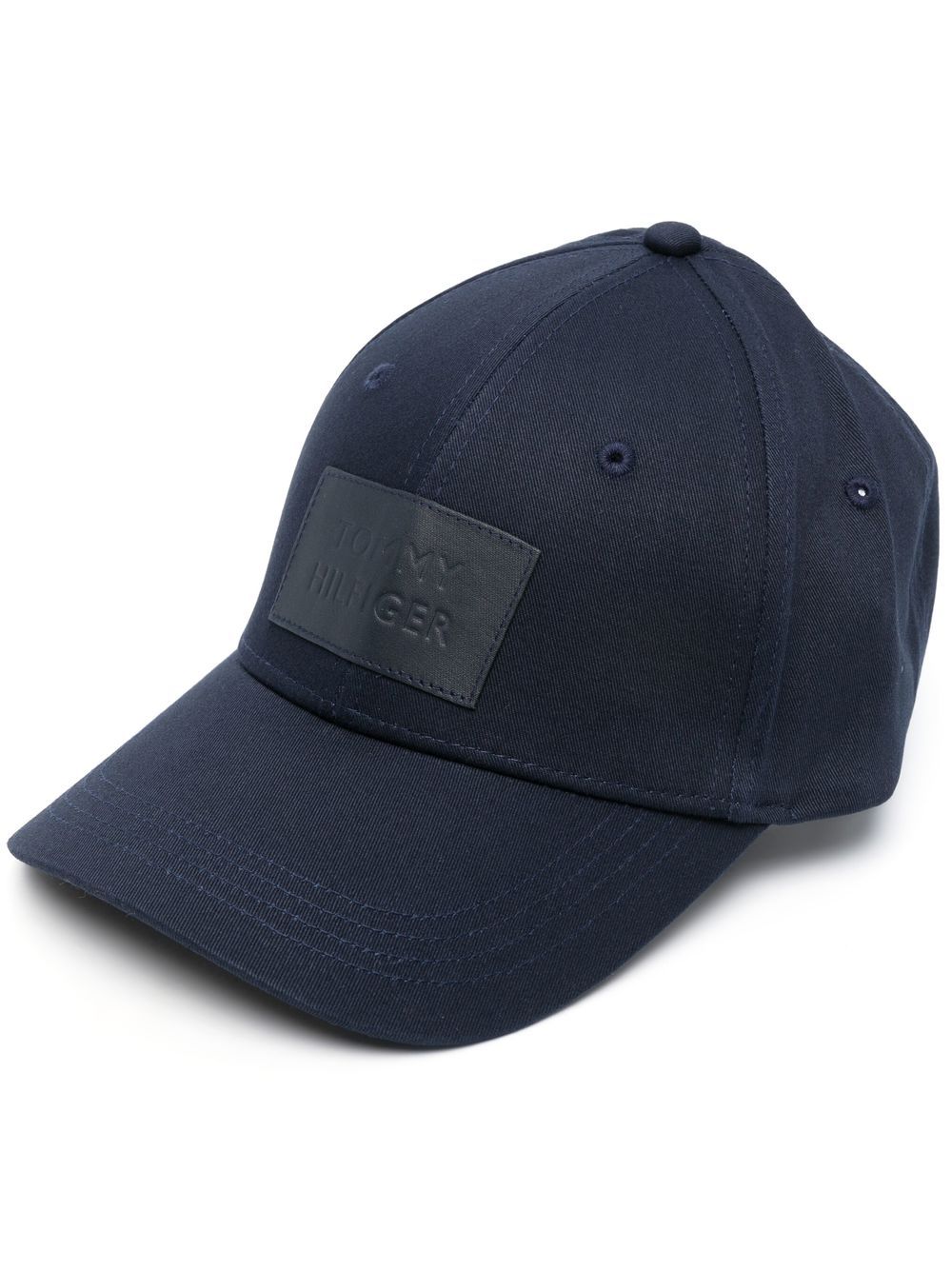Tommy Hilfiger logo贴花棒球帽 - 蓝色