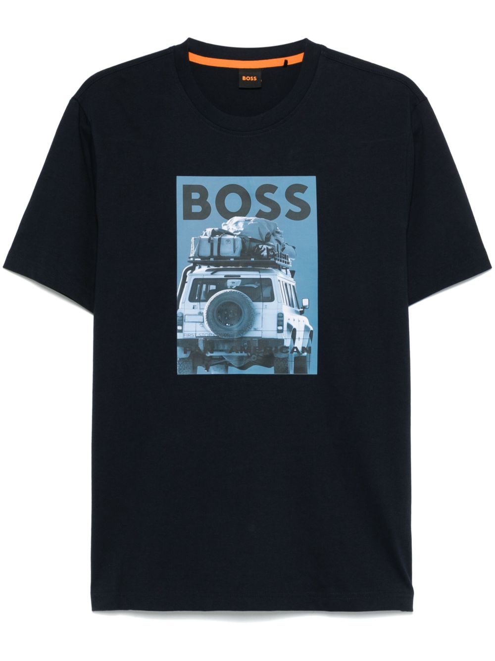 BOSS Mextour T恤 - 蓝色