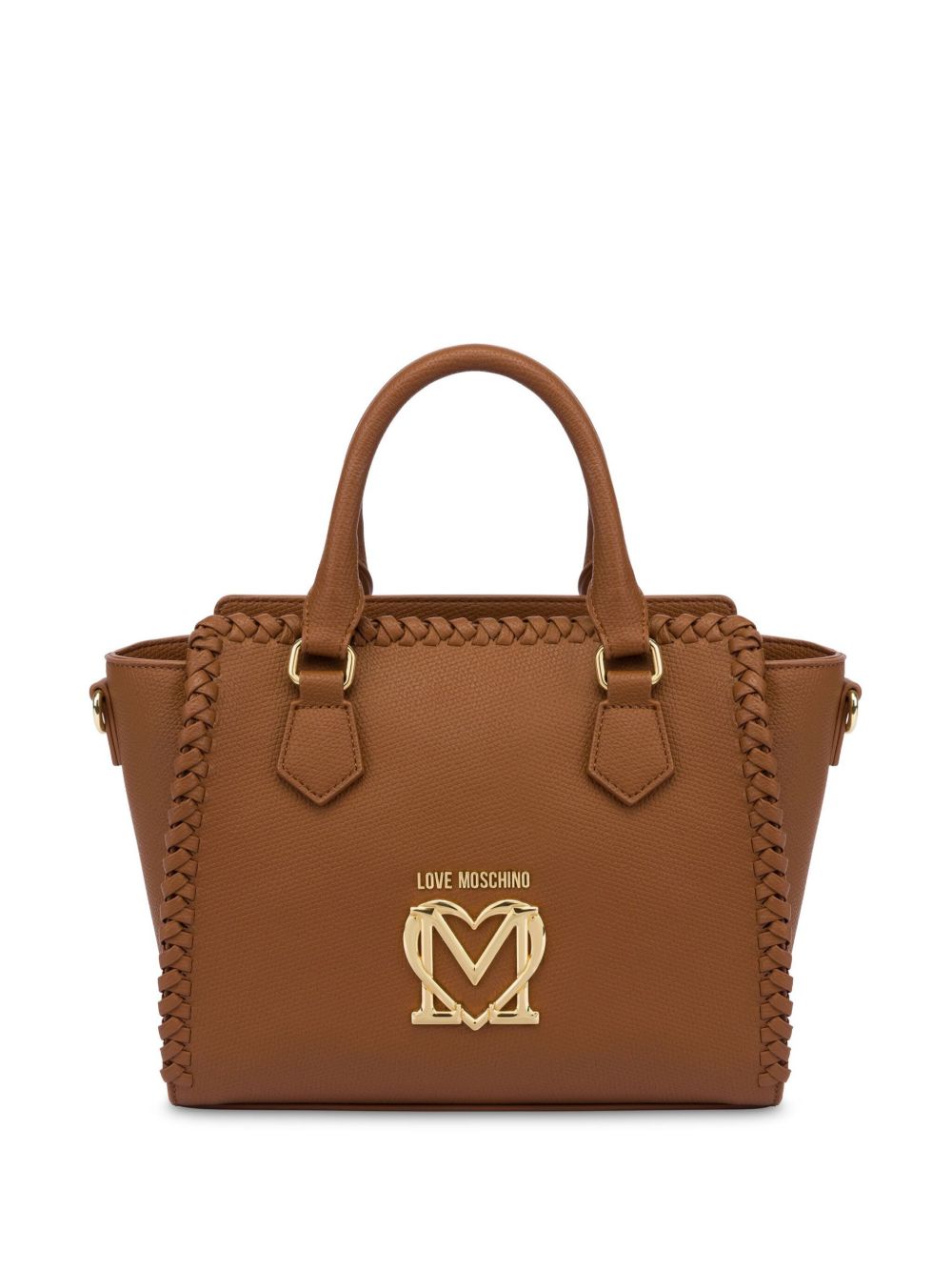 Love Moschino logo手提包 - 褐色