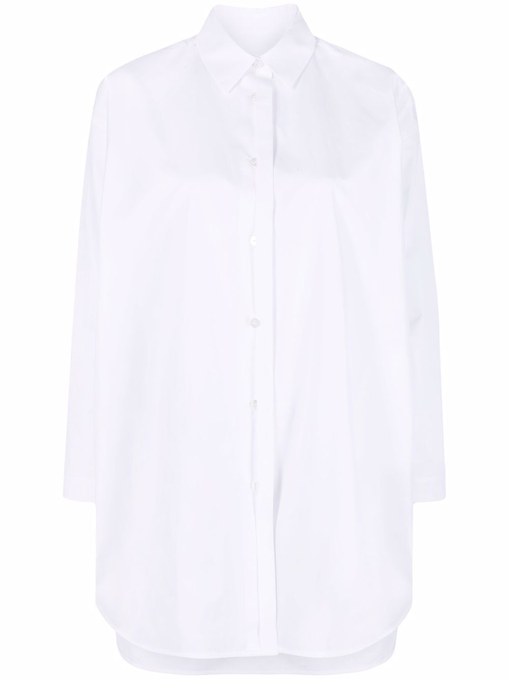 Jil Sander 长袖棉衬衫 - 白色