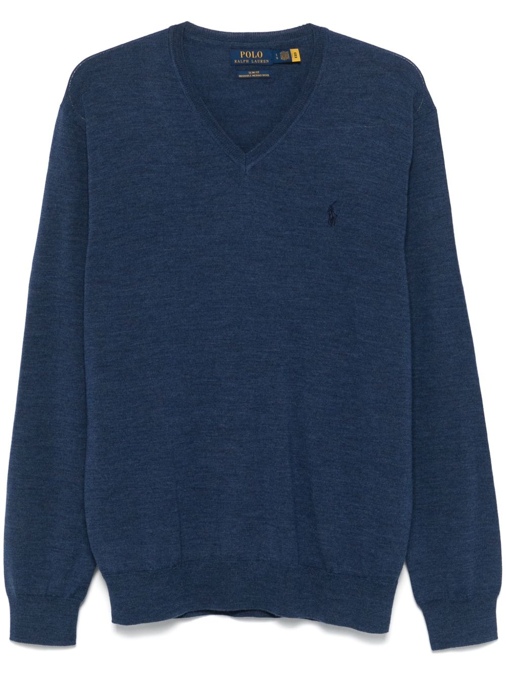 Polo Ralph Lauren Polo Pony 刺绣毛衣 - 蓝色