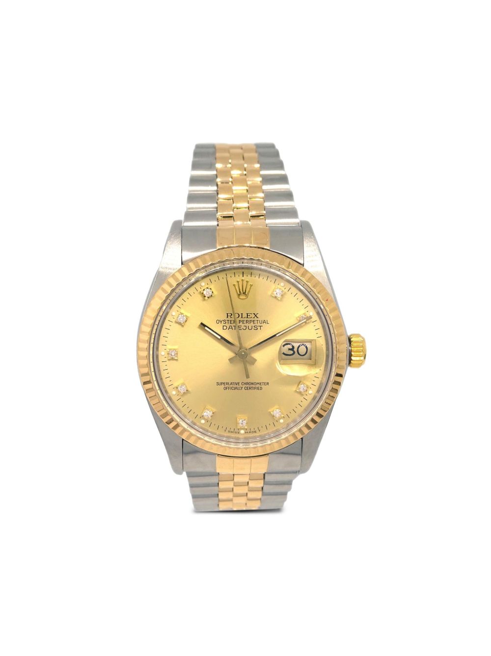Rolex Oyster Perpetual Datejust 36毫米腕表（1986年典藏款） - 银色
