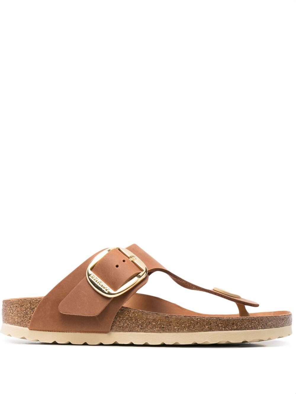 Birkenstock Gizeh T字带人字拖 - 褐色