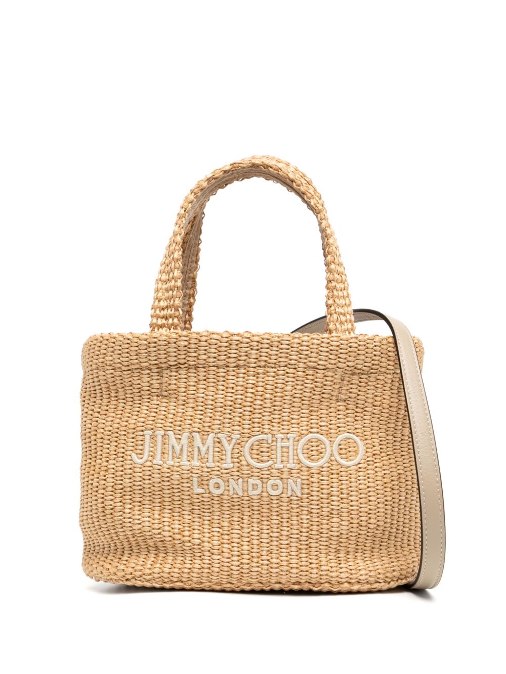 Jimmy Choo 沙滩手提包 - 中性色