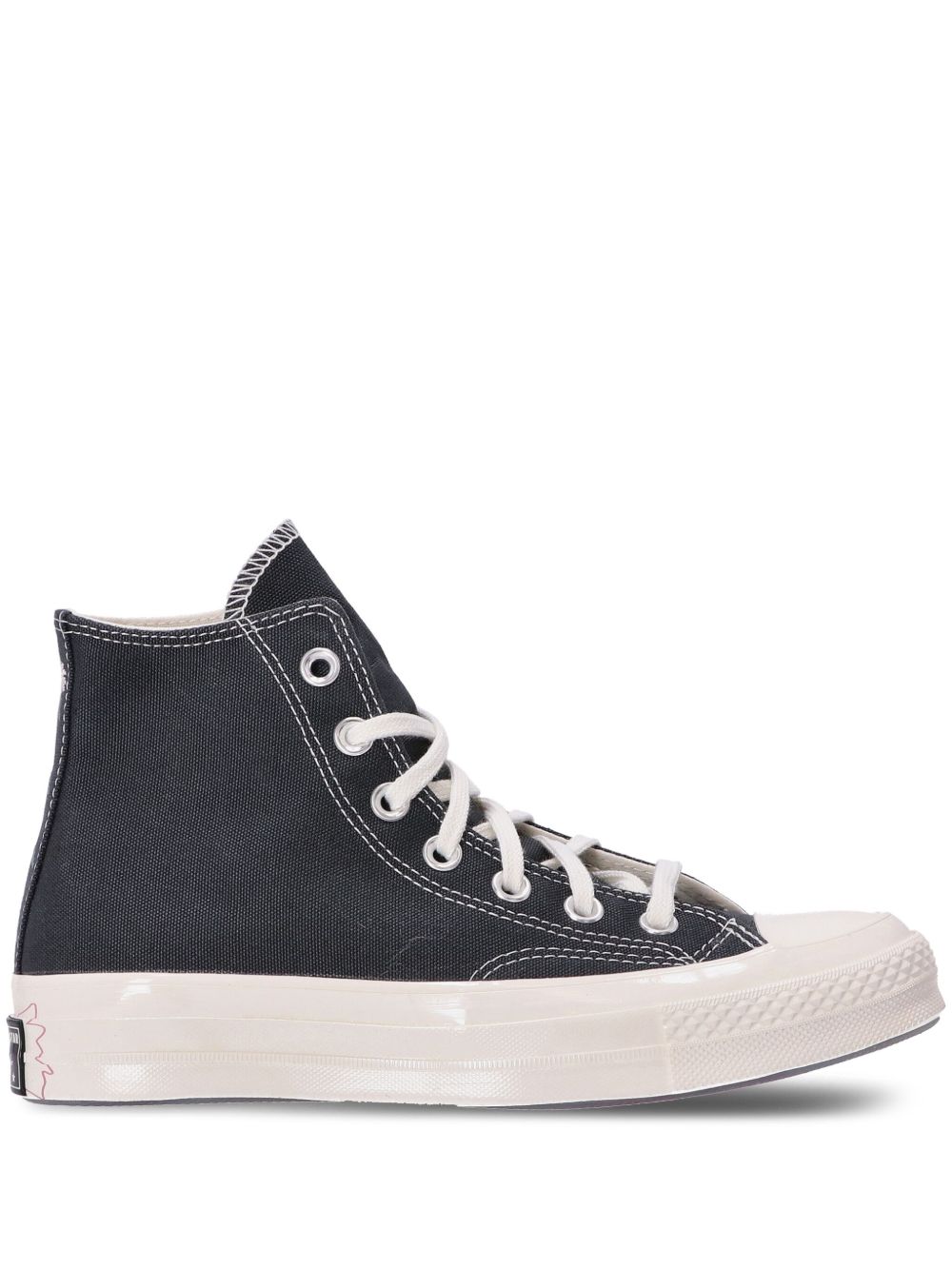 Converse Chuck 70 Hi Secret Pines 帆布运动鞋 - 黑色