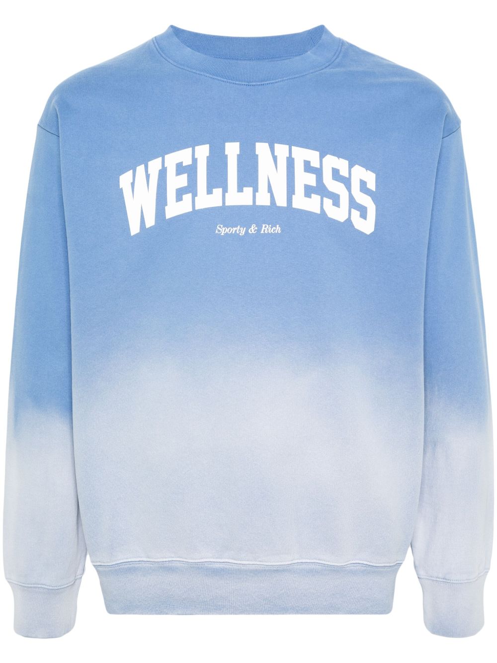 Sporty & Rich Wellness Ivy 棉卫衣 - 蓝色