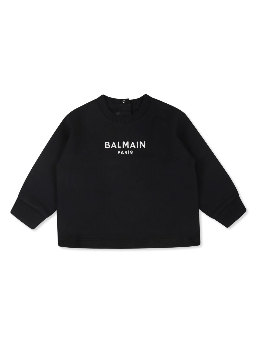 Balmain Kids logo印花卫衣 - 黑色
