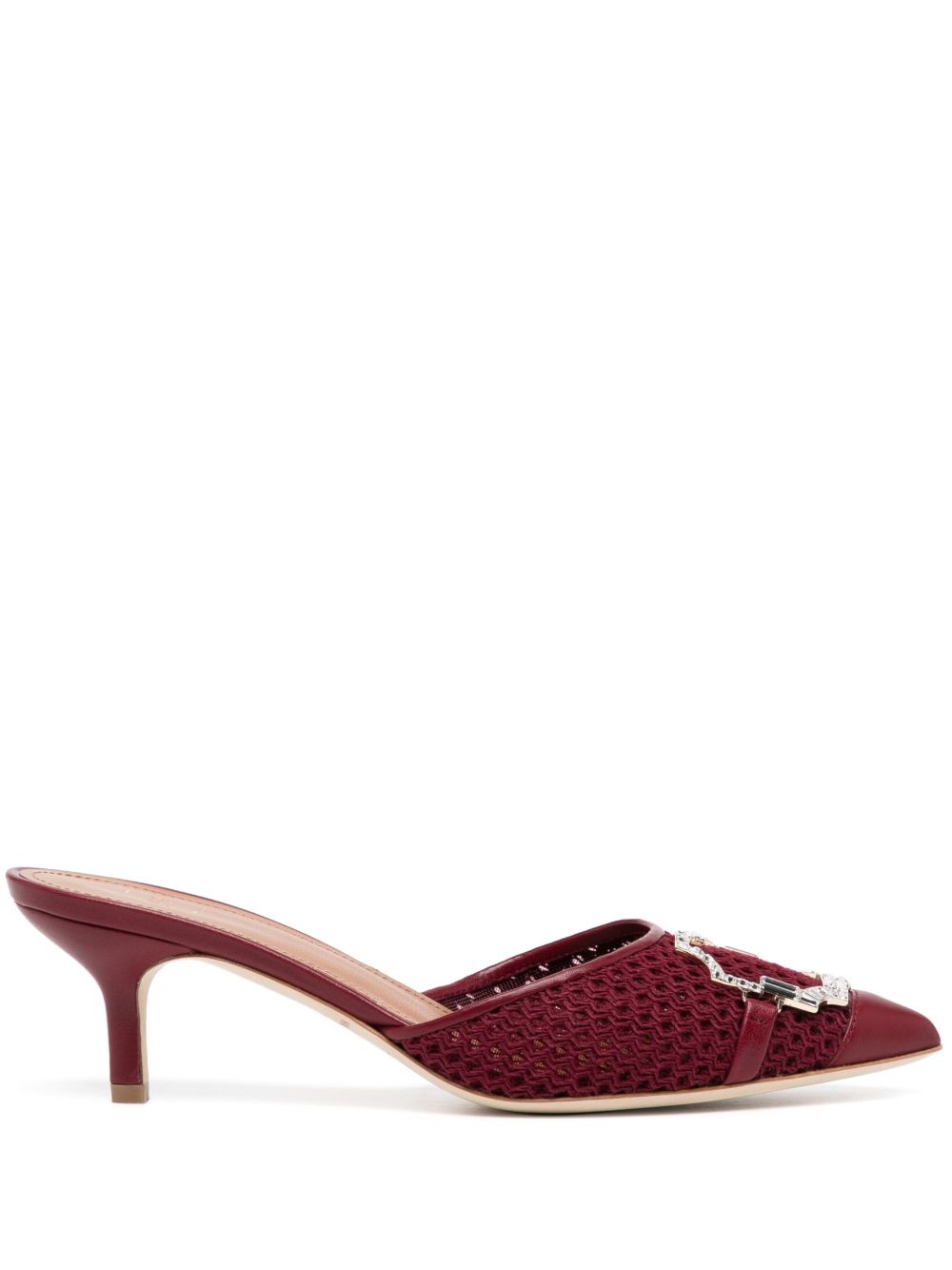 Malone Souliers Missy 皮质穆勒鞋 - 红色
