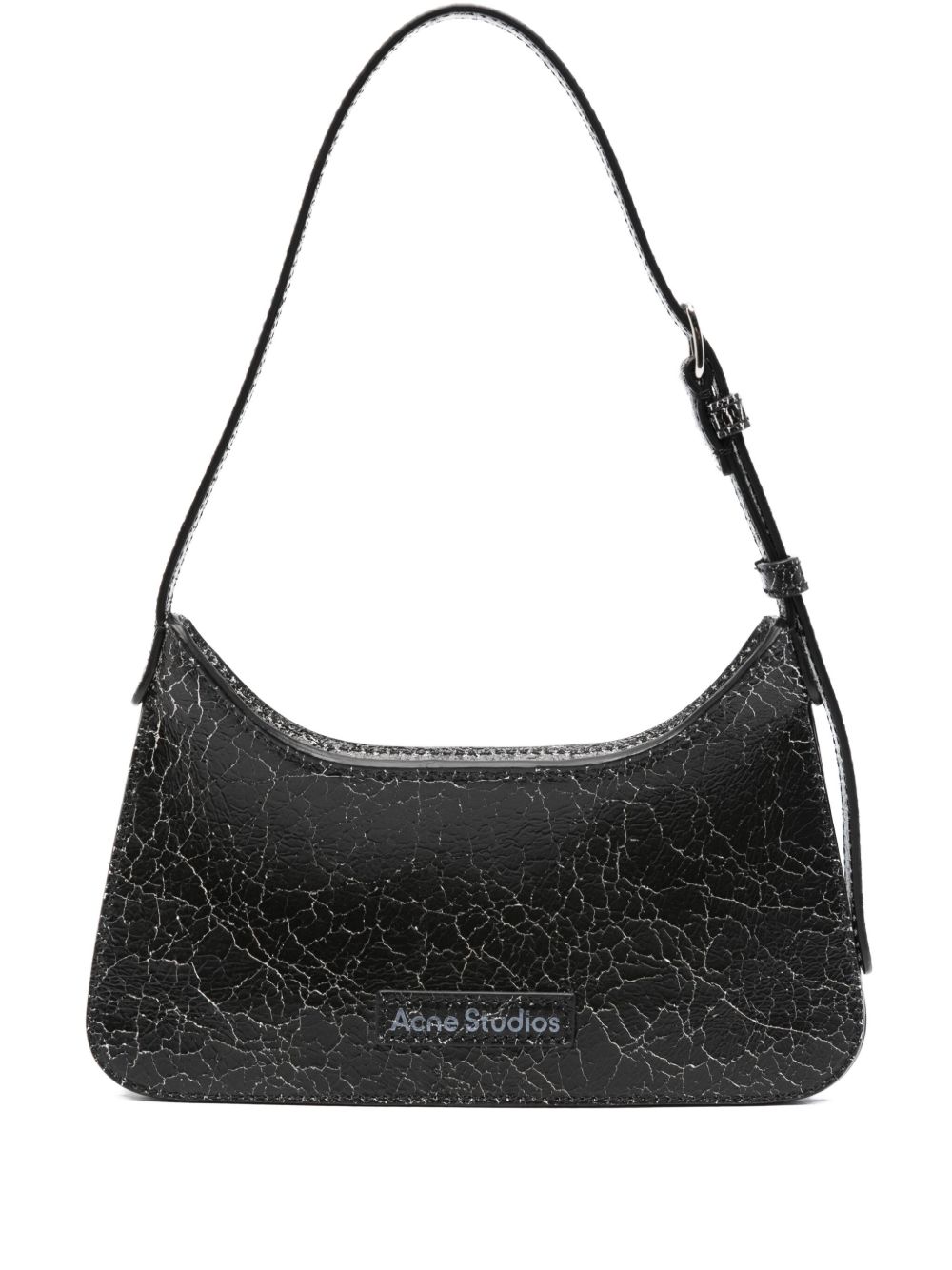 Acne Studios Platt 皮质迷你单肩包 - 黑色