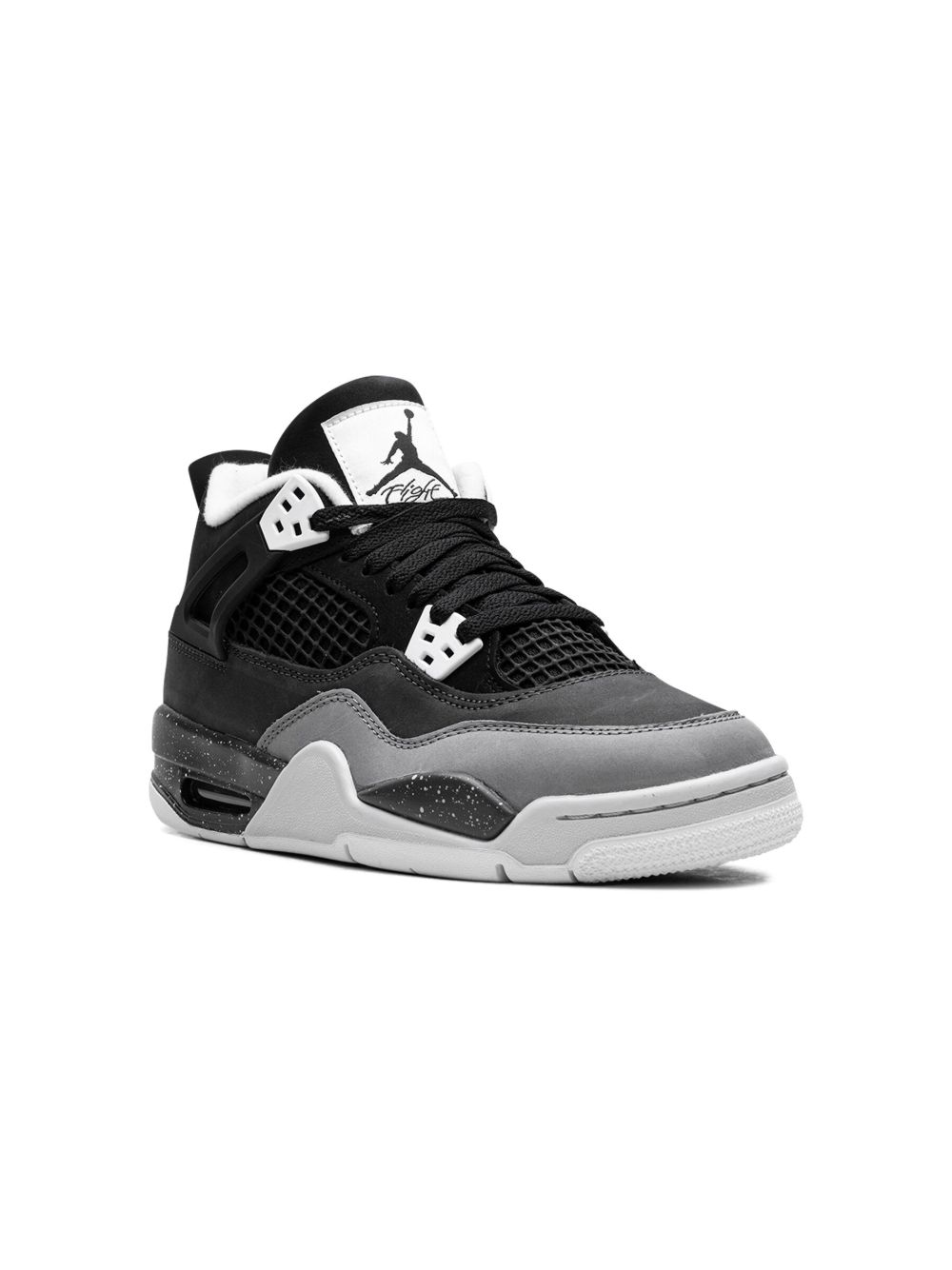 Jordan Kids Air Jordan 4 Fear 运动鞋 - 黑色
