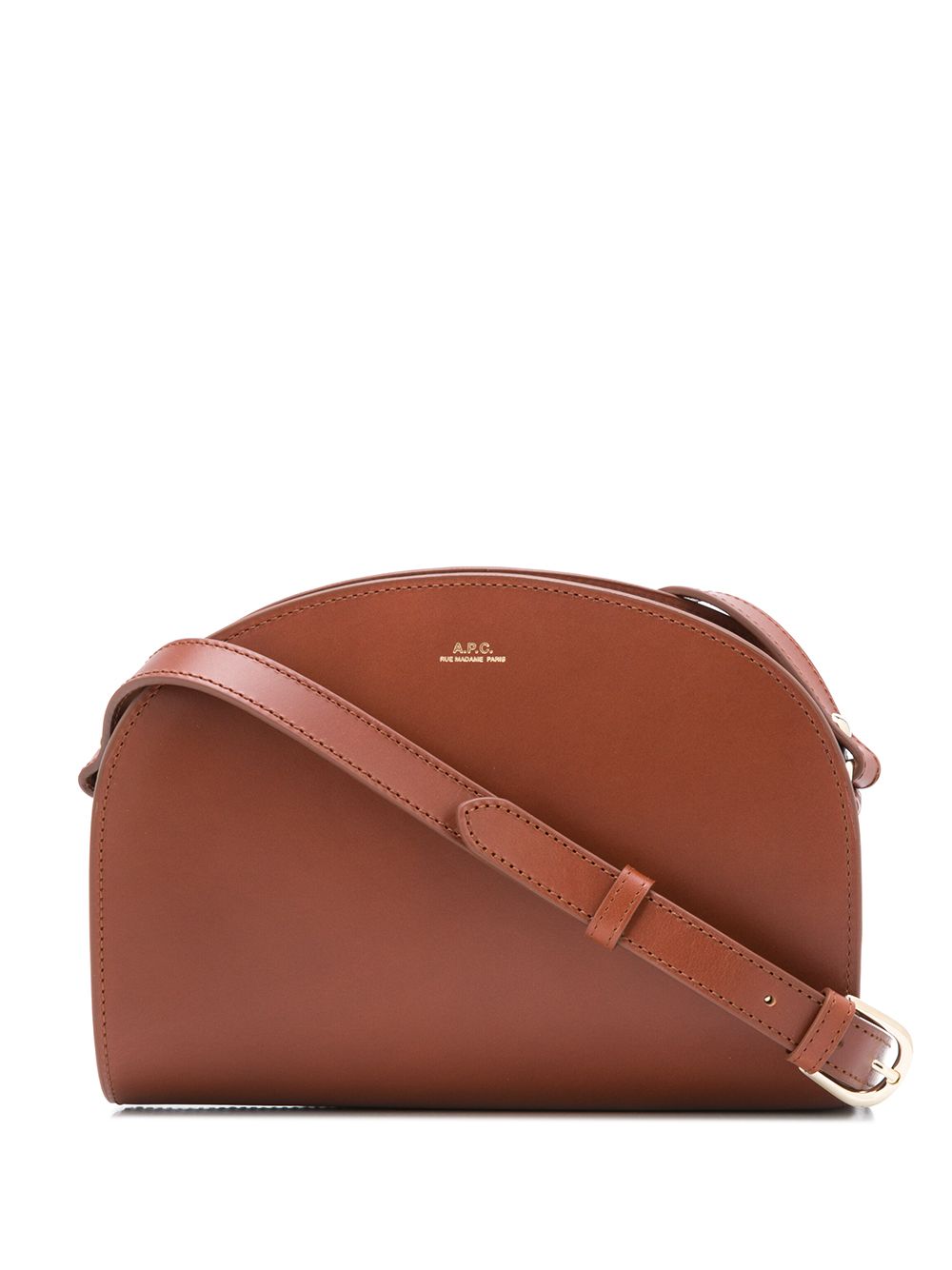 A.P.C. Demi Lune 斜挎包 - 褐色