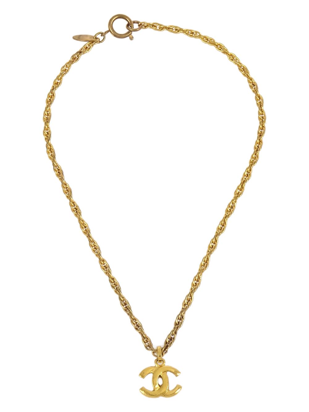 CHANEL Pre-Owned CC 链式项链（1990-2000年代典藏款） - 金色