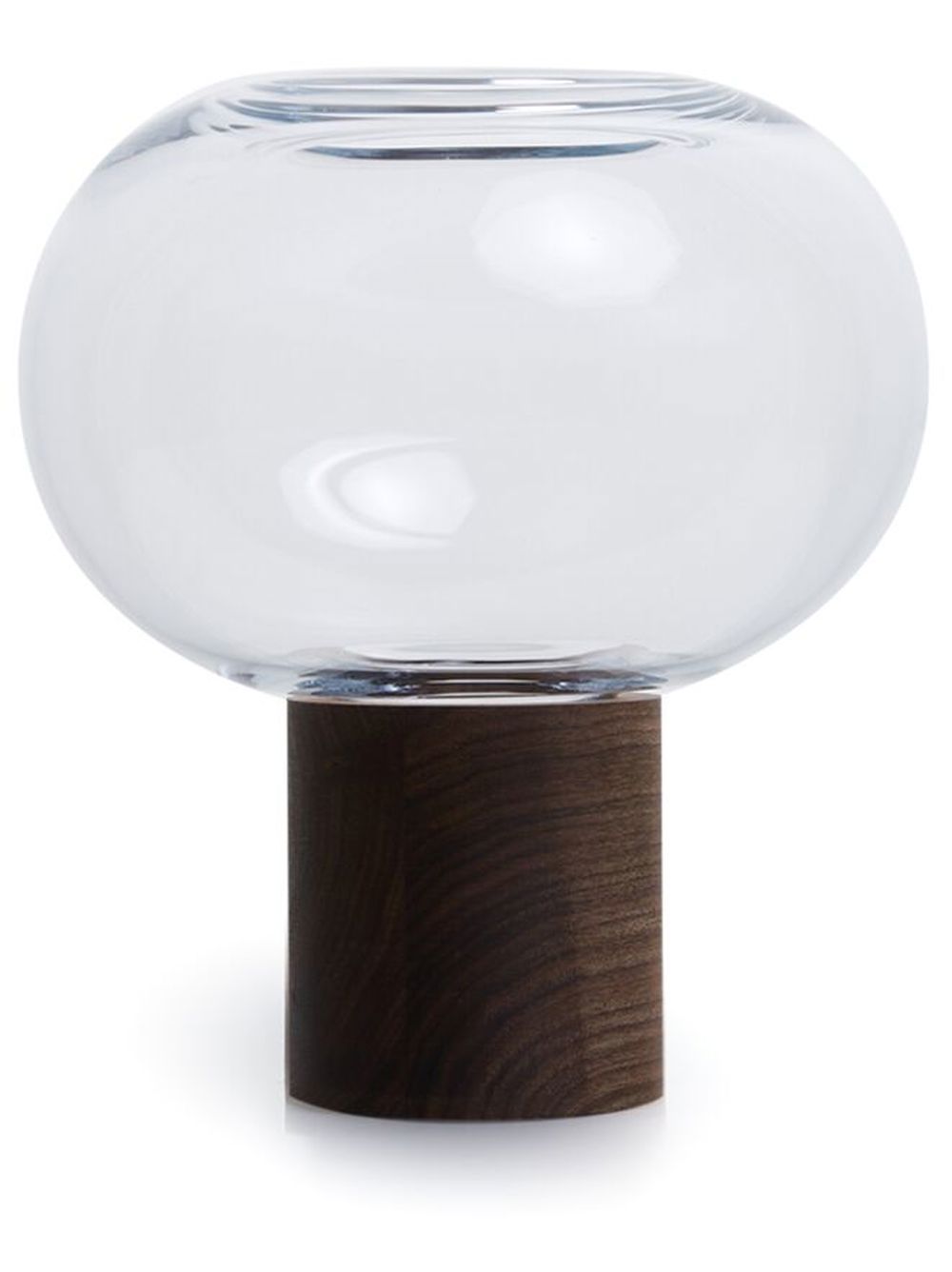 LSA International Oblate 中号花瓶 - 褐色