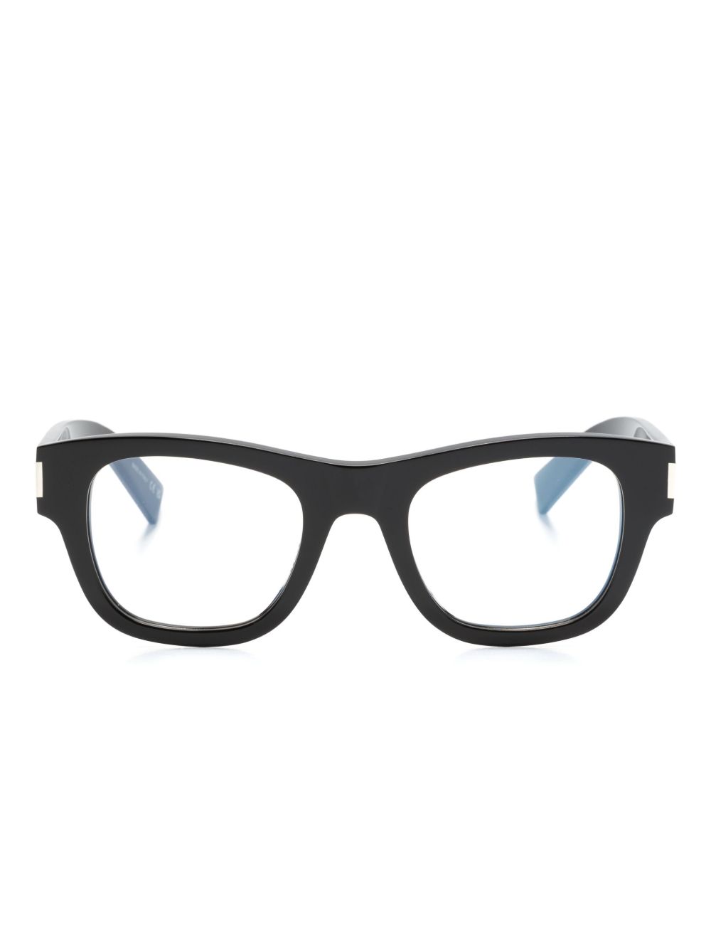 Saint Laurent Eyewear SL698 wayfarer镜框眼镜 - 黑色