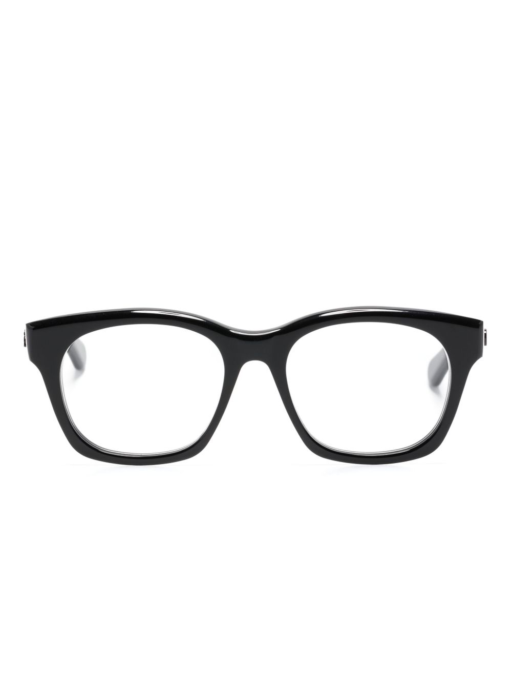 Chloé Eyewear logo压纹方框眼镜 - 黑色