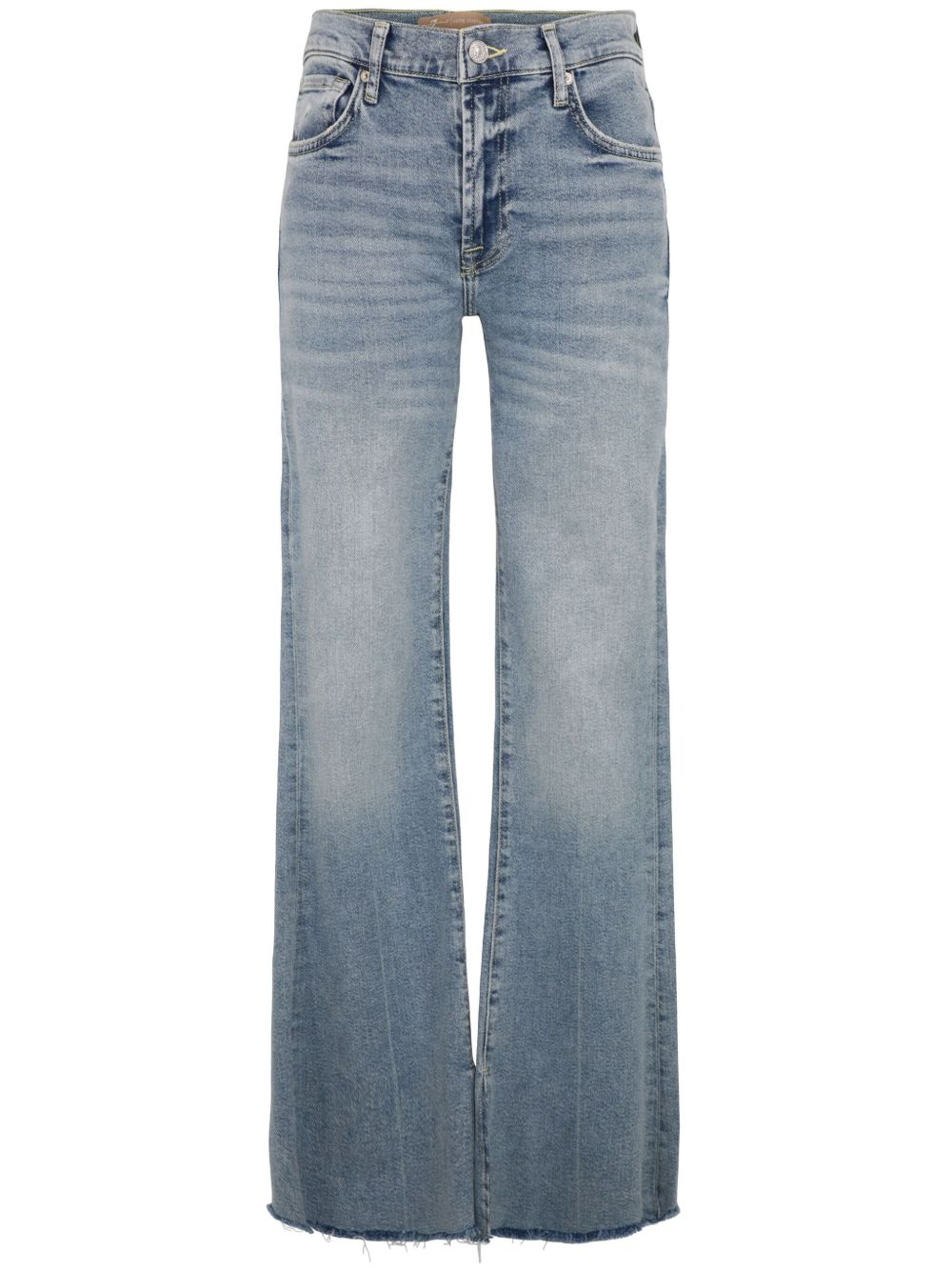 7 For All Mankind Bootcut Tailorless 中腰牛仔裤 - 蓝色