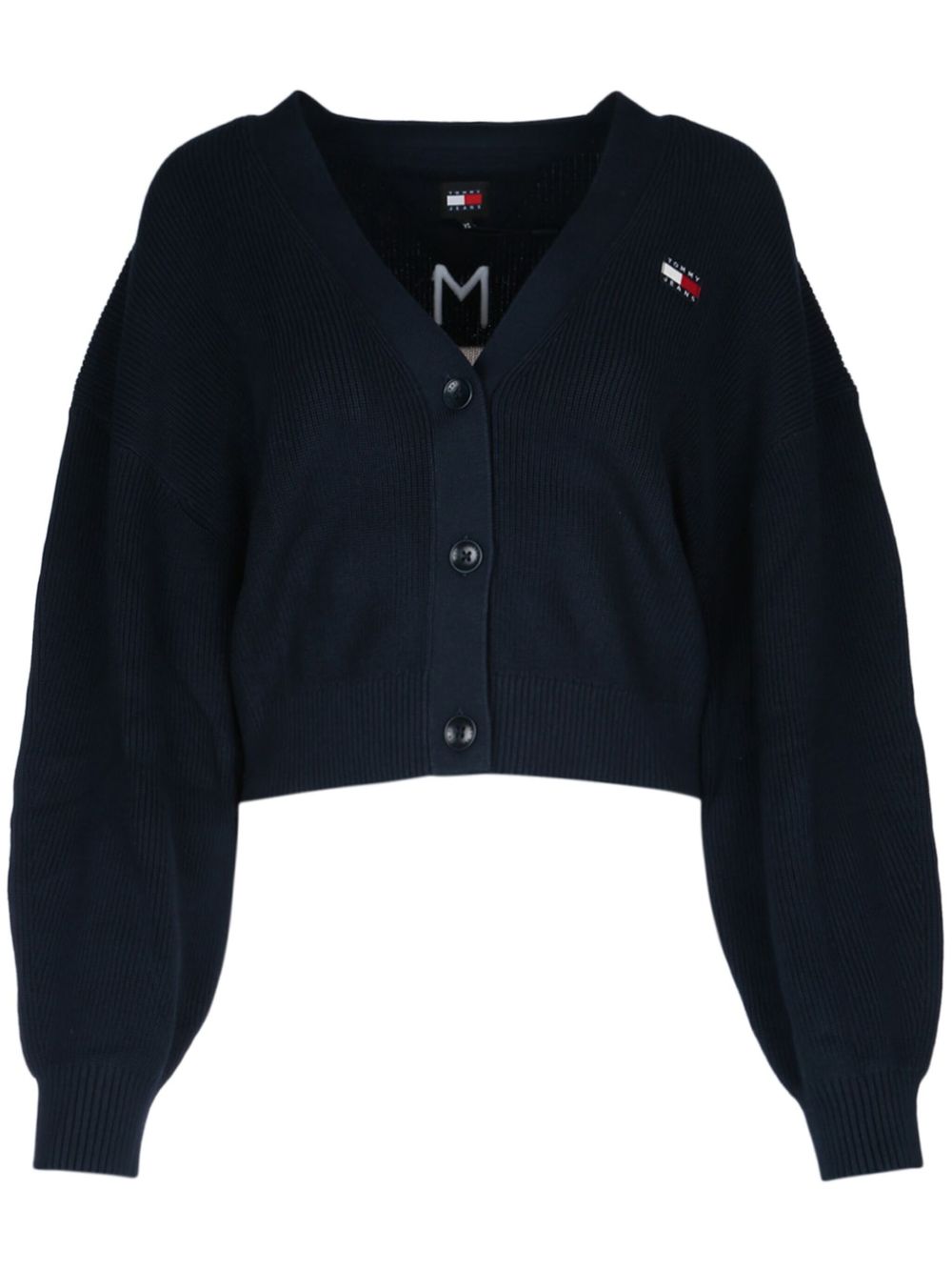 Tommy Jeans logo嵌花开衫 - 蓝色