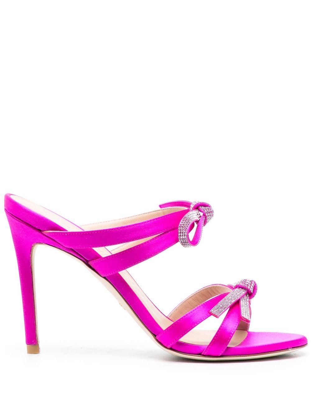 Stuart Weitzman 蝴蝶结细节凉鞋 - 粉色