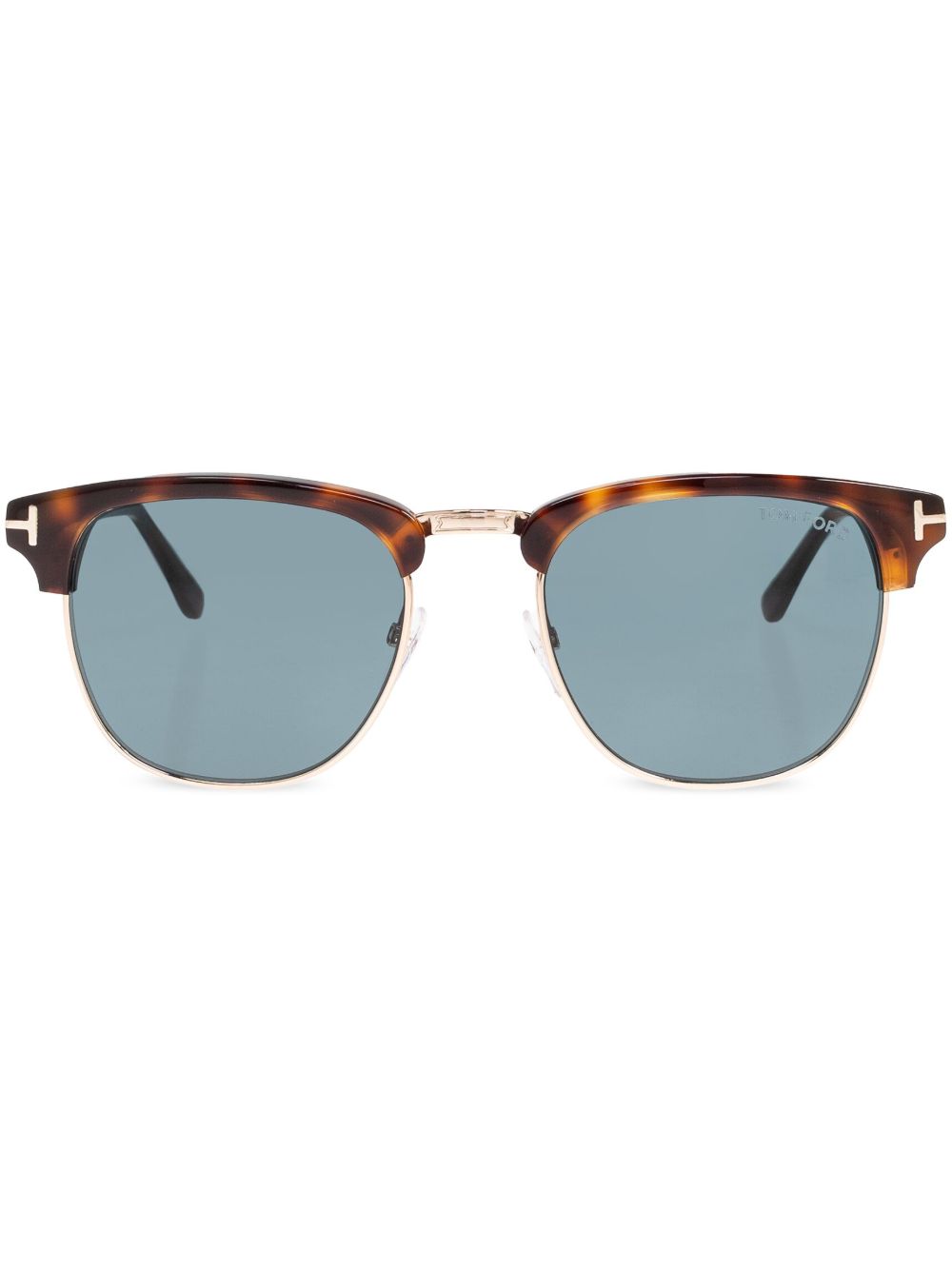 TOM FORD Eyewear 方框太阳眼镜 - 褐色
