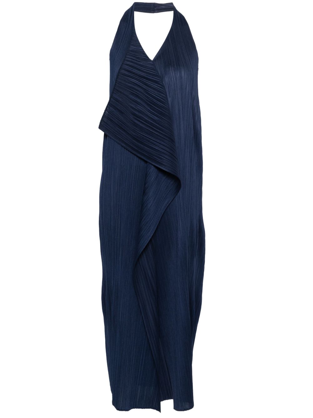 Pleats Please Issey Miyake Monthly Colors : November 超长连衣裙 - 蓝色