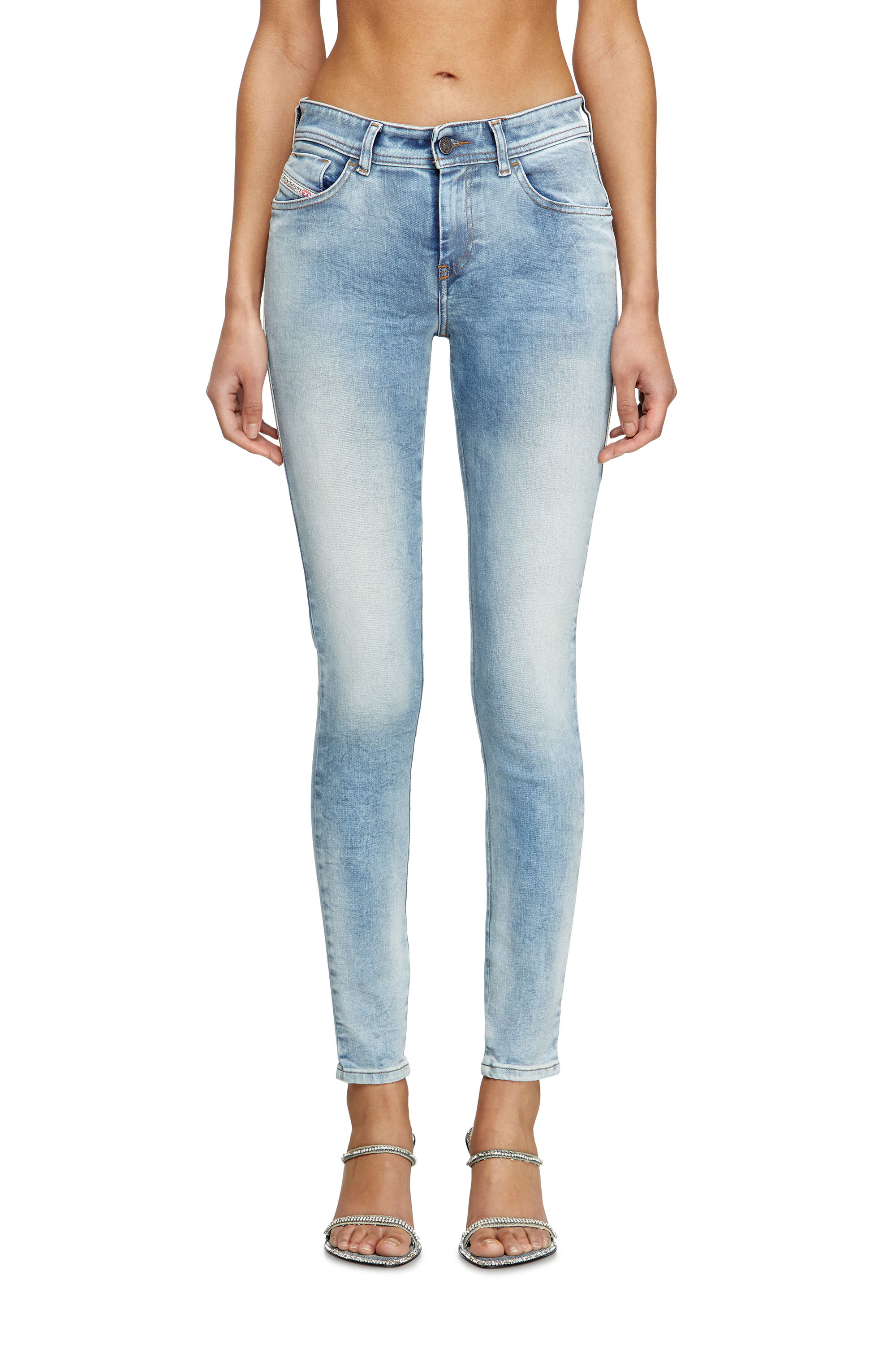 Diesel - Skinny Jeans - 2017 Slandy - Jeans - Woman - Blue